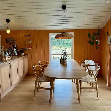 Modern With Wood-fired Hot Tub Hébergement de vacances Vejers Strand